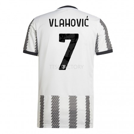 Koszulka Juventus Vlahovic 7 Domowe Stroje Piłkarskie 2022/23 Krótki Rękaw